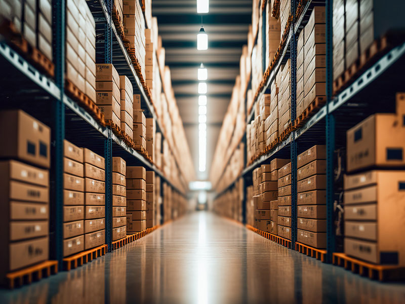 Lagerung mit Produktsicherheit im Vordergrund